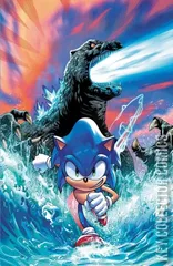 Cover for Sonic the Hedgehog x Godzilla #1