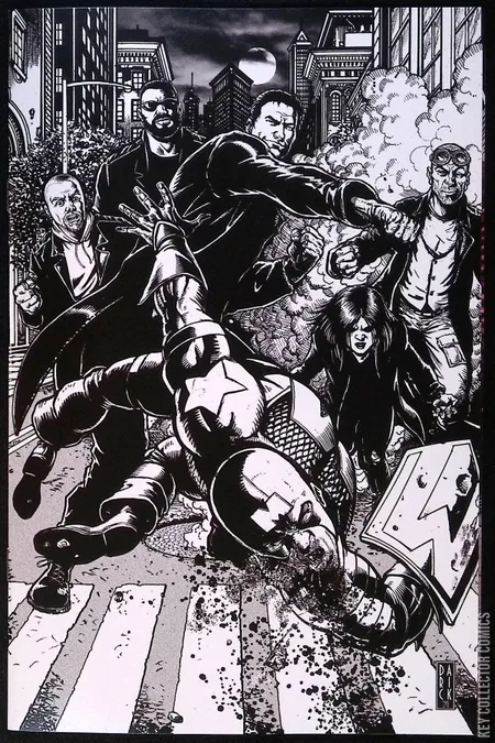 Cover art for The Boys #1 Black & White