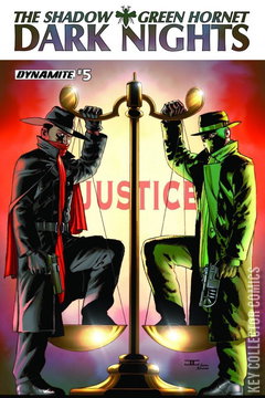 Variant Cover for The Shadow / Green Hornet: Dark Nights #5