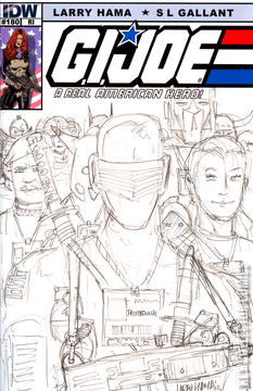 Variant Cover for G.I. Joe: A Real American Hero #180