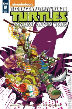 Variant Cover for Teenage Mutant Ninja Turtles: Amazing Adventures #9