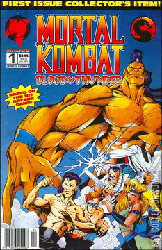 Variant Cover for Mortal Kombat Blood & Thunder #1