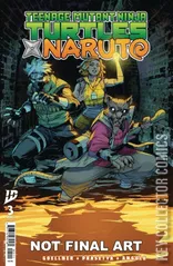 Variant Cover for Teenage Mutant Ninja Turtles / Naruto #3