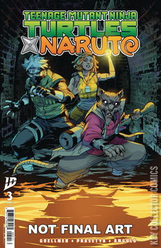 Variant Cover for Teenage Mutant Ninja Turtles / Naruto #3