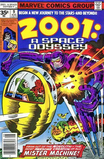 Cover art for 2001: A Space Odyssey #9 