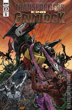 Variant Cover for Transformers: King Grimlock #3