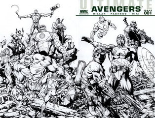 Variant Cover for Ultimate  Avengers #1