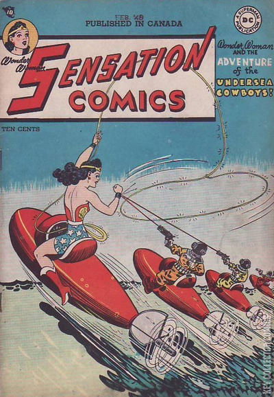 Cover art for Sensation Comics #74 