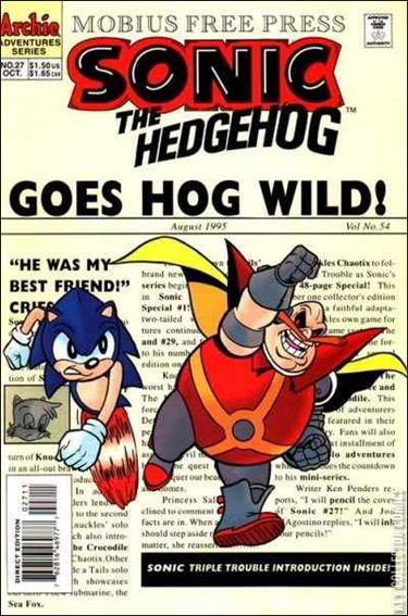 Sonic the Hedgehog #27 Published October 1995 | Key Col