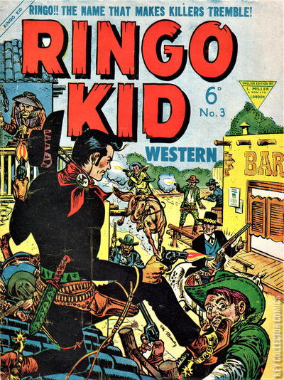 Ringo Kid Western #3 UK Edition Published January 1955