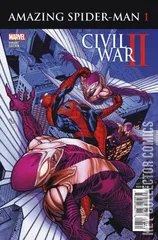 Variant Cover for Civil War II: Amazing Spider-Man #1