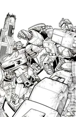 Variant Cover for Transformers Spotlight: Jazz #1