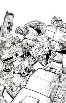Variant Cover for Transformers Spotlight: Jazz #1