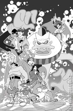 Variant Cover for Gargoyles / Darkwing Duck #4