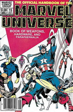 Variant Cover for The Official Handbook of the Marvel Universe #15
