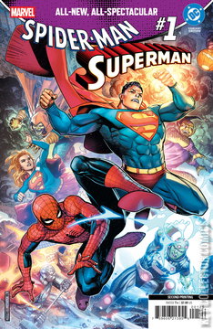 Variant Cover for Marvel / DC: Spider-Man / Superman #1