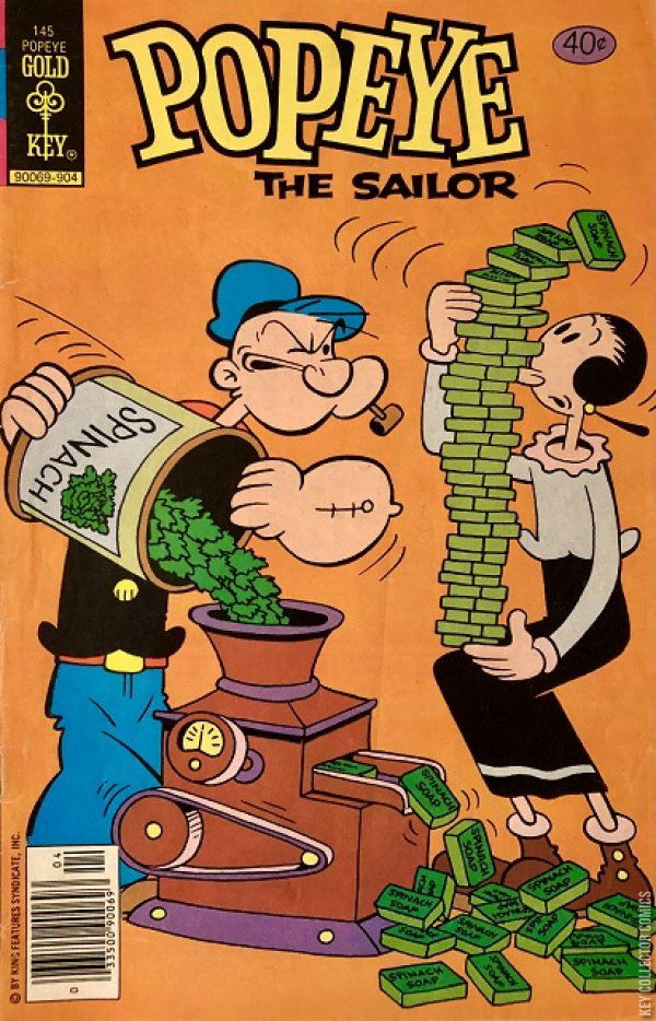 Cover art for Popeye #145