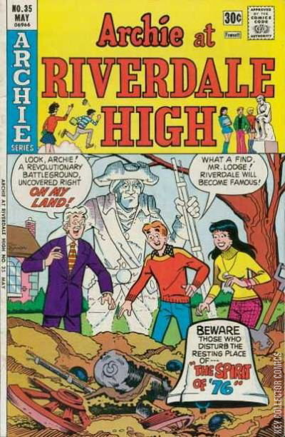 Archie at Riverdale High #35 (1976) – Value & Key Facts | Key Collector ...