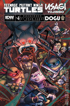 Variant Cover for Teenage Mutant Ninja Turtles / Usagi Yojimbo: WhereWhen #4