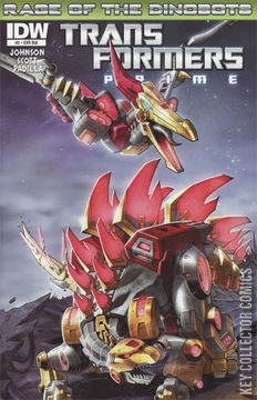 Variant Cover for Transformers: Prime - Rage of the Dinobots #2