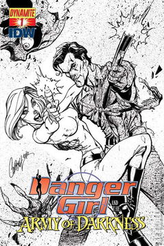 Variant Cover for Danger Girl and the Army of Darkness #1