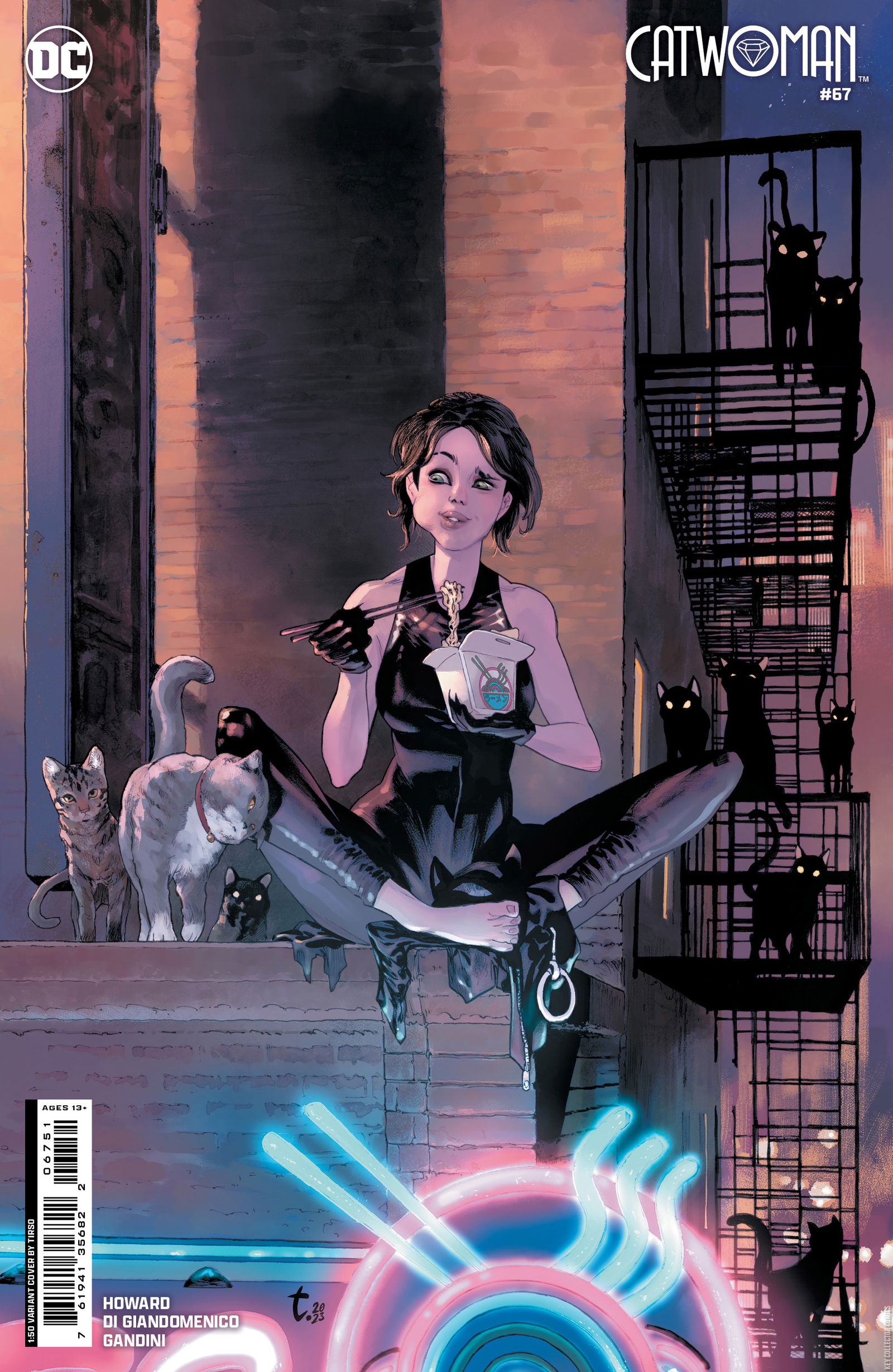 Variant Cover for Catwoman #67