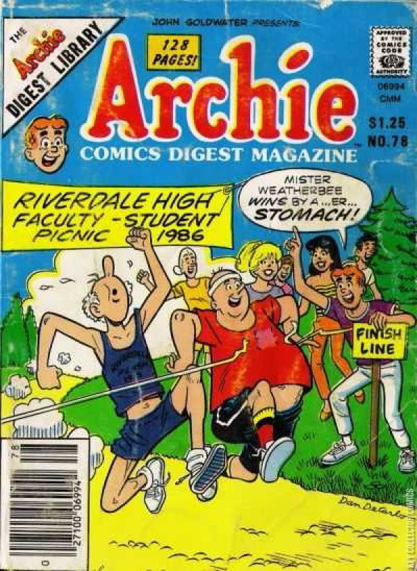 Archie Comics Digest #78 Published June 1986 | Key Coll