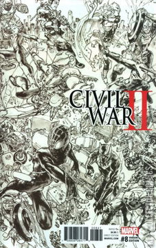 Variant Cover for Civil War II #8