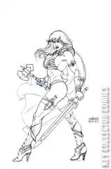 Variant Cover for Red Sonja: The Superpowers #5
