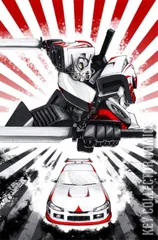 Variant Cover for Transformers Spotlight: Drift #1