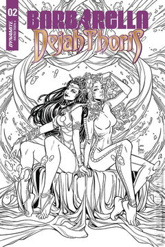 Variant Cover for Barbarella / Dejah Thoris #2