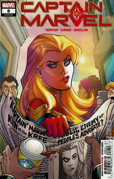 Variant Cover for Captain Marvel #8
