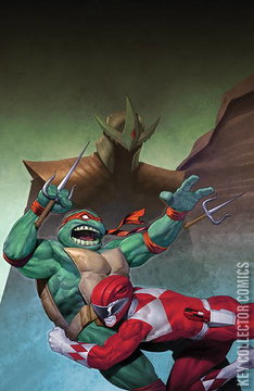 Variant Cover for Mighty Morphin Power Rangers / Teenage Mutant Ninja Turtles #2