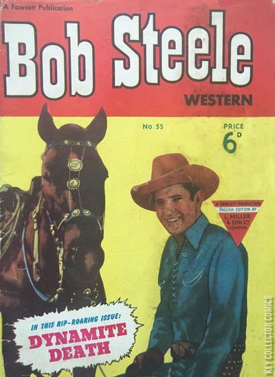 Cover art for Bob Steele Western #55 