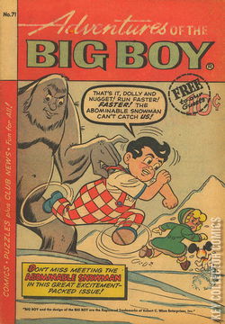Variant Cover for Adventures of the Big Boy #71