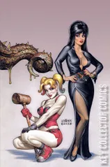 Variant Cover for Harley Quinn x Elvira #4