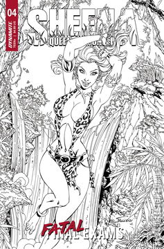Variant Cover for Sheena: Queen of the Jungle #4