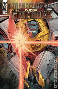 Variant Cover for Transformers: King Grimlock #3