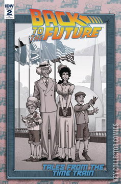 Variant Cover for Back to the Future: Tales From the Time Train #2