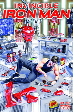 Variant Cover for Invincible Iron Man #1