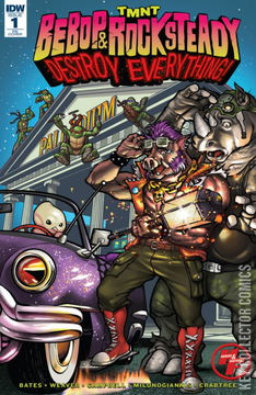 Variant Cover for Teenage Mutant Ninja Turtles: Bebop & Rocksteady Destroy Everything #1