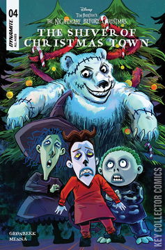 Variant Cover for The Nightmare Before Christmas: The Shiver of Christmas Town #4