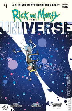 Variant Cover for Rick and Morty vs. the Universe #1