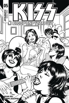 Variant Cover for KISS: Blood and Stardust #5
