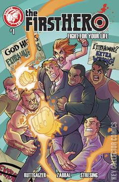 Variant Cover for The F1rst Hero: Fight For Your Life #1