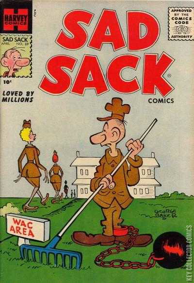 Sad Sack Comics #69 Published December 1969 | Key Colle