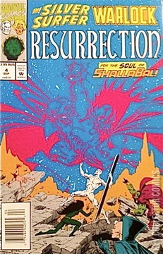 Variant Cover for Silver Surfer / Warlock: Resurrection #4