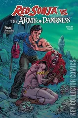 Variant Cover for Red Sonja vs. The Army of Darkness #4