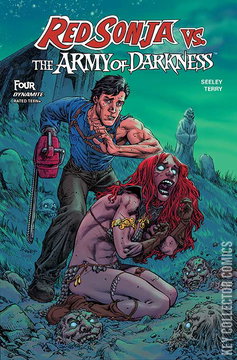 Variant Cover for Red Sonja vs. The Army of Darkness #4