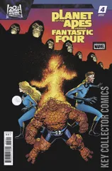 Variant Cover for Planet of the Apes Versus Fantastic Four #4